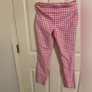 Crown & Ivy Pink Pants Size 4 with beautiful designs on ends